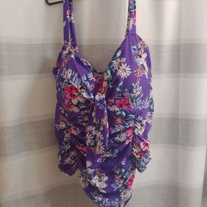 Plus size swim suit (one piece)